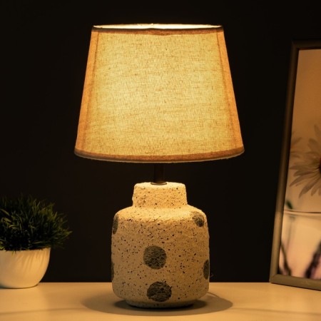 Aurika table lamp E14 40W gray 20x20x33 cm Risalux-1