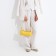 Baget bag with lightning, yellow color