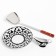 Set for pilaf 5 items, cauldron 10l, stove for cauldron, saucer, frog 28cm, Schumovka 45cm