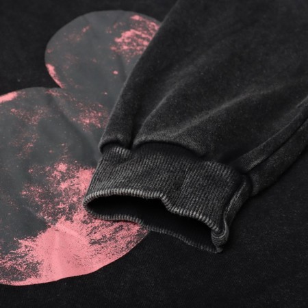 Female sweatshirt, black color, size One size (44-48)-3