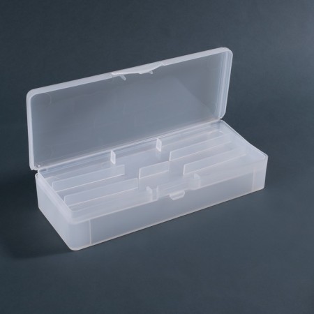 Organizer for storing manicure/cosmetic supplies, with investment, 19 × 7.5 cm, white color-3