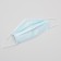 Medical mask, three -layer, 50 pieces in the package, blue