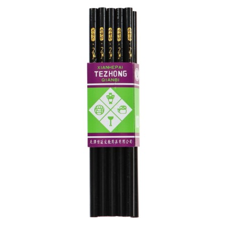 Colored pencil for different surfaces (glass, fabric, metal, plastic, rubber) black-3