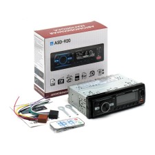 Магнитола автомобильная Вымпел ASD-920  FM/USB/AUX/bluetooth, пульт