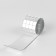 Mirror mosaic adhesive, 1 × 1 cm, 4 rows 4 cm × 1 m, silver glass