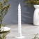 Candle twisted, 2.3x 24.5 cm, 5 hours, 50 g, white
