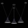 Suspension lamp ST LUCE. SL1804.403.03. Svevo. 3x60 watts, E14, 58x58x17 cm, black color