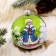 New Year's ball "Lubava" 8.5 cm mix