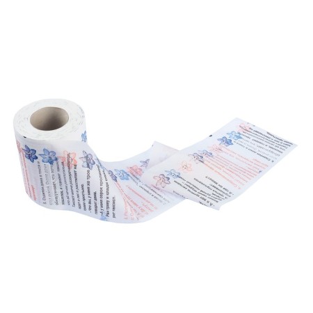 Souvenir toilet paper "Jokes", 9 part, 9.5x10x9.5 cm-2