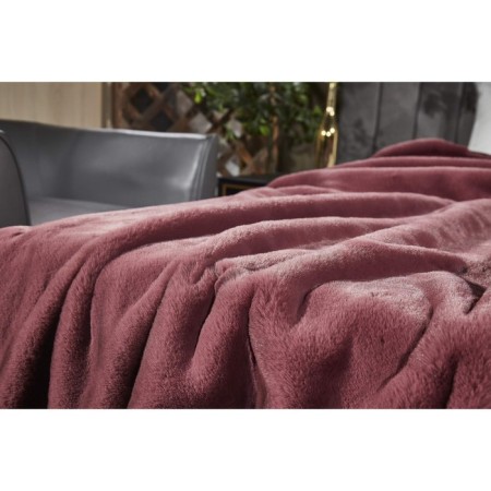 Richard blanket, size 210x230 cm, Marsala color-5