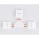 Combator T for LED tape 5050 12/24V (2 contacts) GS6951, 5 pcs
