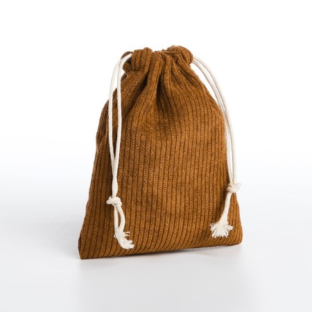 Cosmetic bag - a bag of ties, brown color
