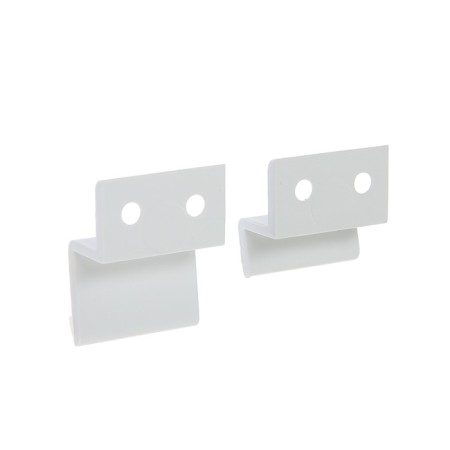 Mounting Z-shaped tundra, PVC, white-1