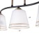 Chandelier 2007/3 E27 60W gold+black 46x12x25 cm Bayerlux