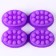 The shape for soap is silicone "massage" 4 pcs., Size 1 pc. - 7.1 × 3.5 × 5 cm