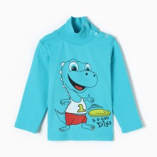 Turtleneck for boys, turquoise color, height 98 cm