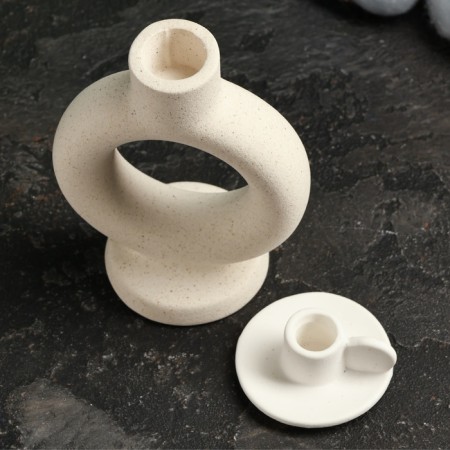Set of candlesticks "Lindt and Simon" 2pcs/10x13cm/3x6cm-2