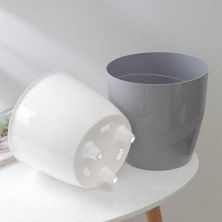Kashpo for flowers with an insert "grace", 4.5 l, color gray color-1