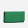 Women's wallet on magnet, green color