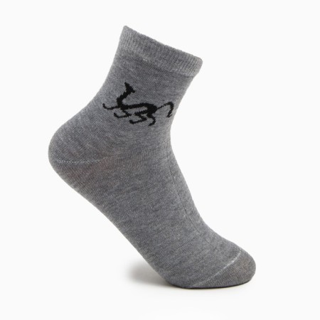 Women's socks, light gray, size 23-25