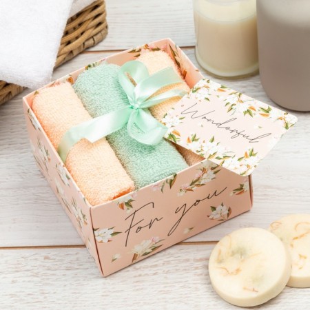 Set of terry napkins Ethel GIFT 30x30CM-3pcs, cotton, 340 g/m2