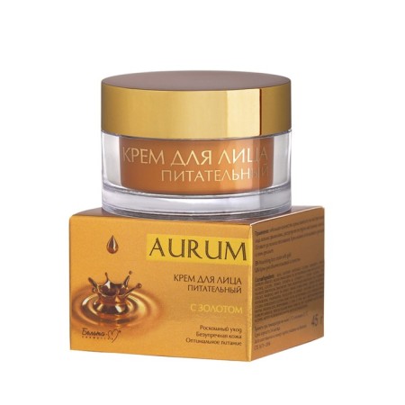 Face cream Belita-M Aurum, with gold, nutritious, 45 g