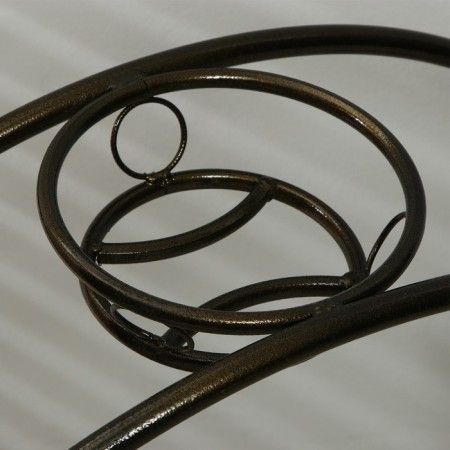 Flower stand, floor, 4 pots, d = 14 cm, bronze, "drum"-1