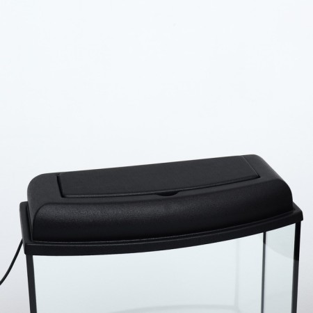 Aquarium "TV" with a lid, 30 liters, 46 x 20.1 x 36.5 cm, black-3