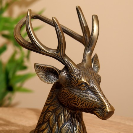 Stand for a bottle "Deer" aluminum 18x12x22 cm-3