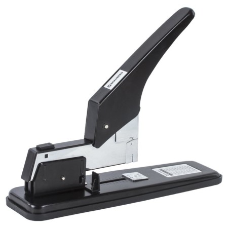 Powerful Stapler, No. 24/6 - 23/24, up to 200 sheets, Brauberg Maschine, Metal Corps, Black-4