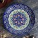 Largan Rishtan ceramics "Flowers", 32 cm, blue