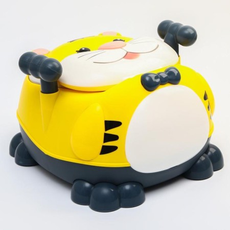 Children's pot "Tigerok", yellow color-2