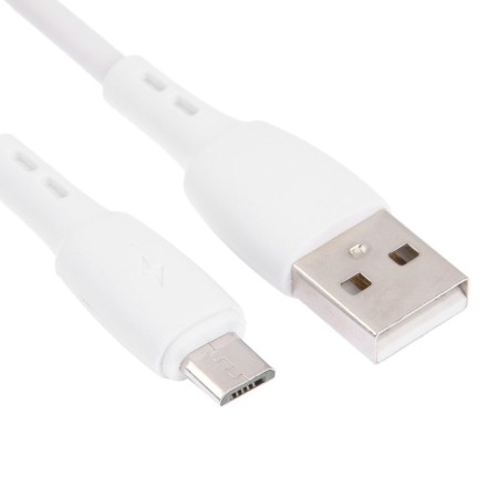 CARMEGA CAR-C -MIC1M-WH, microUSB-USB, 2.4 A, 1 m, white
