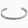 Bracelet with an engraving "Shine every day", 6.7 cm
