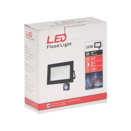 Flight LED, 20 W, 1800 lm, 6500k, traffic sensor, IP66-11
