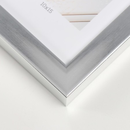 Photo frame Plastic Gallery 10x15 cm, 641822-4, silver (plastic screen)-2
