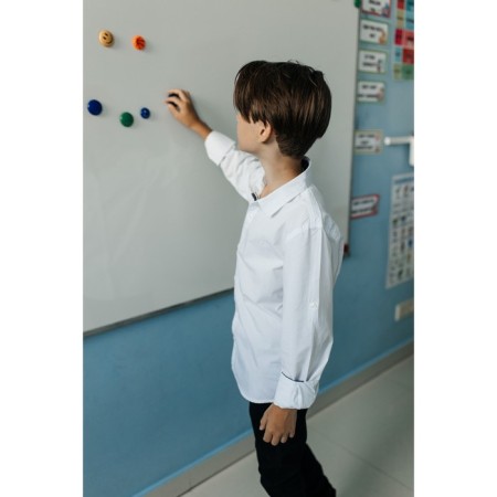 Surchaka is upper for boys, height 110-116 cm, white color-5
