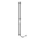 Electric heated towel Indigo Style, 1200x100 mm, hidden installation, chrome