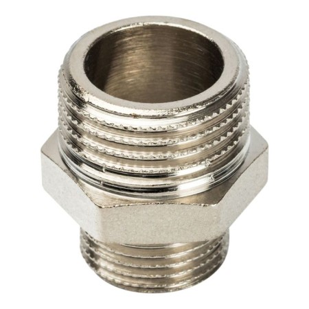Nippel transition stout SFT-0004-001238, 1/2 "x3/8", external carving, nickelized brass-1
