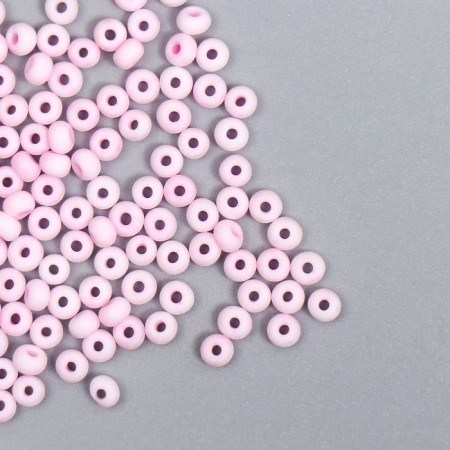 Glass 8/0 "Marshmallow. Matte. Pink marshmallow" 10 g