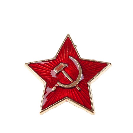 Zvezda icon, 2.5 cm, with a fastener like on a regular icon