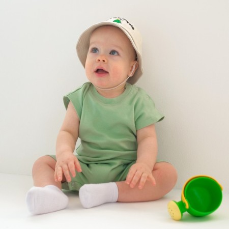 Pesnopher-trowel children's minku, green color, height 68-74 cm-3