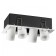 Lamp built -in Novotech. Iman, 4x7W, LED, 51.3x194x12 mm, white color, black