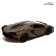 Metal machine Lamborghini Sian FKP 37, 1:32, doors, inertia, green color open
