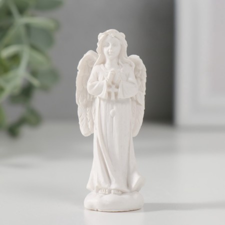 Souvenir Polystone "Angel Guardian with a cross" 6.2x2.8x2.5 cm