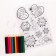 Set for creativity "Create jewelry", make 9 charm with your own hands, cold heart