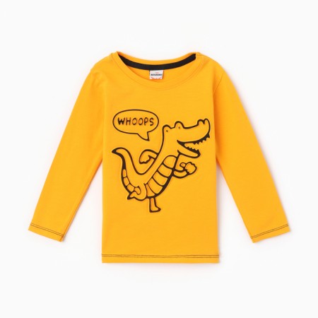 Longslit for a boy, yellow color, height 80 cm