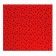 Knitted cut for needlework, velor, on a red background black peas, 45 × 50 cm