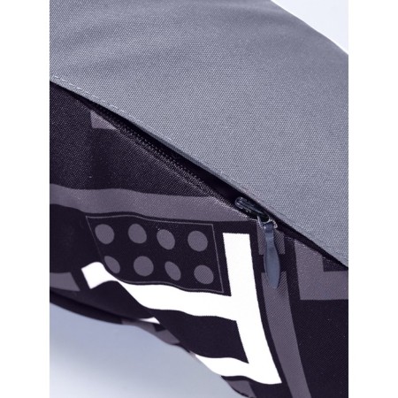Ski costume for a boy, height 104 cm, gray color-7