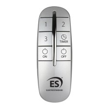 Control panel y10, color silver, black, 3 channels